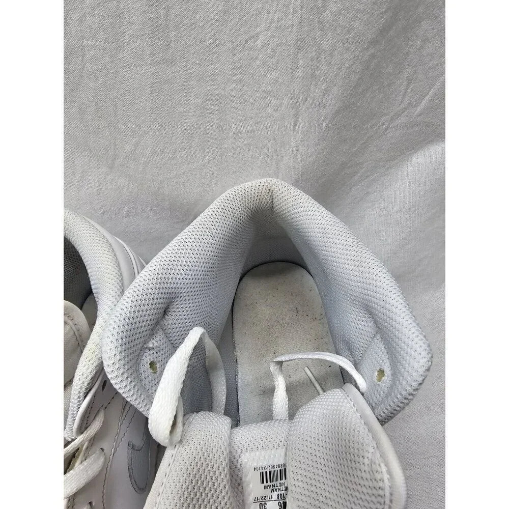 NIKE Jordan 1 high White Pure Platinum High Tops Mens Size 12 554724-108 - Picture 8 of 16